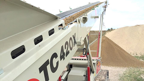 Material on TC 420 Conveyor Belt 